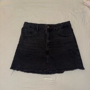 Zara Kids Black Denim Skirt